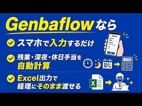 現場日報アプリGenbaflow導入します