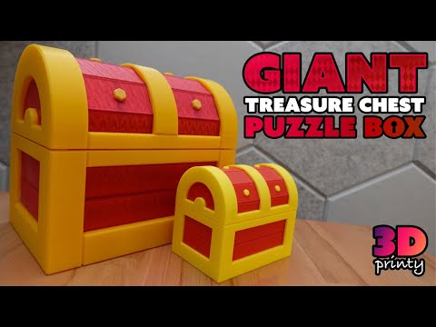 Giant Treasure Chest Puzzle Box