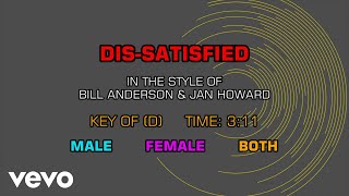 Bill Anderson, Jan Howard - Dis-Satisfied (Karaoke)