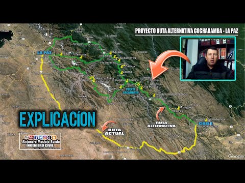 Explicación para viajar ruta alternativa Cochabamba La Paz