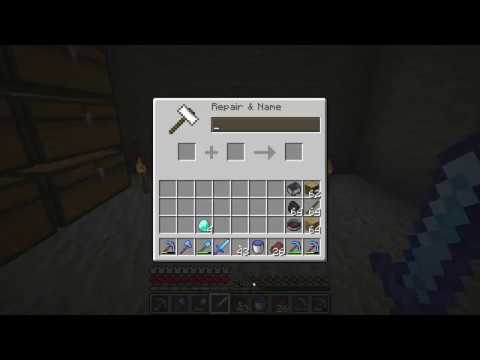 How to repair enchanted Armor and Tools - Minecraft - YouTube