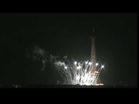 Fireworks, Eiffel Tower, Paris, July 2009