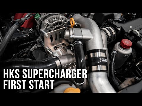 HKS Supercharger Build First Start