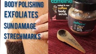 MCAFFEINE naked and raw coffee body scrub and polishing oil 