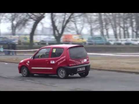 Tomasz Zach - Fiat SC - 2 Runda Królewski Winter Cup kwc Tor Służewiec 15-02-2015