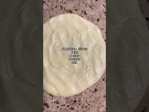 No white flour just  fine semolina flour . Delicious