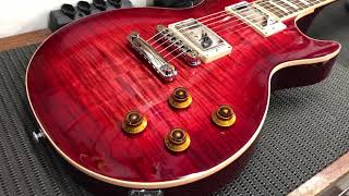 Video thumbnail for Gibson Les Paul Standard 2018 Blood Orange Burst by Waltz Parts Luthieria