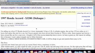 Craigslist Dubuque Iowa Used Cars - Popular Ford, Chevy and Toyota Local Sales Online