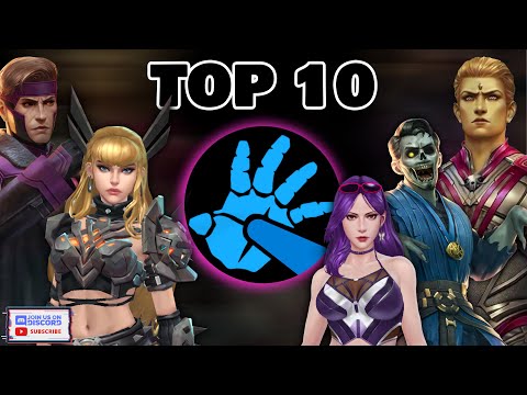 TOP 10 BLAST TYPE CHARACTERS | BEST CTP TO EQUIP for  PVP & PVE | Marvel Future Fight
