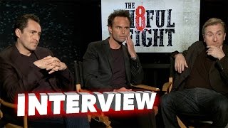 The Hateful Eight: Walton Goggins, Tim Roth & Demian Bichir Exclusive Interviews | ScreenSlam video