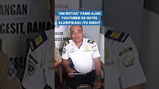 Klarifikasi ASN 'Om Botak' seusai Dirujak Ajak Youtuber ke Hotel, Sebut Video Banyak Diedit