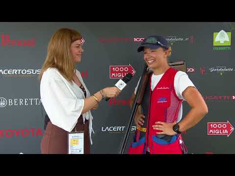 Interview S. SIMONTON (USA) Silver Medal - Skeet Women - 2023 Lonato (ITA) - ISSF World Cup Shotgun