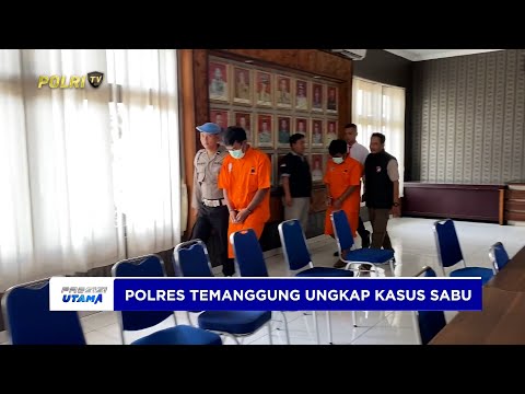 SATRESNARKOBA POLRES TEMANGGUNG UNGKAP PENYALAHGUNAAN &amp; PEREDARAN SABU DENGAN 2 TERSANGKA