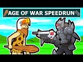I SPEEDRAN Age Of War 1 2 In 10 Minutes