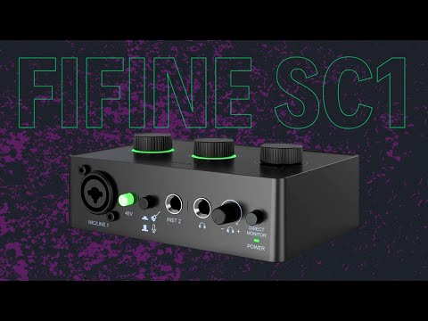 The Fifine SC1 Its Surprising Quality for a $50 Audio Interface