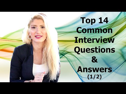 , title : 'Top 14 Common Interview Questions & Answers (1/2)'