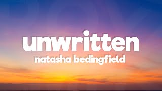 Natasha Bedingfield - Unwritten (Lyrics) [Sped Up]