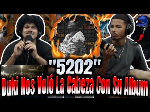 REACCIÓN a "5202" Duki Tiró Barras En Un Album COMPLETO!!! *No Falló En Ningún Tema*