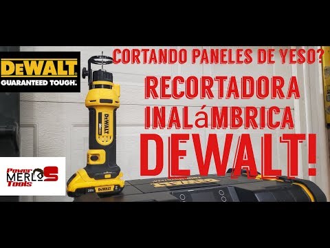 Recortadora inalámbrica DCS551 para paneles de yeso Dewalt!