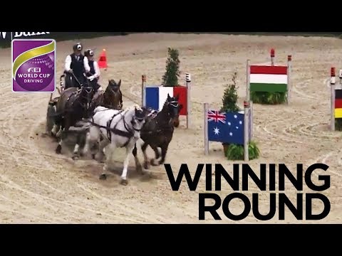 Boyd Exell's Winning Round in Stuttgart | FEI World Cup Driving 2017/18