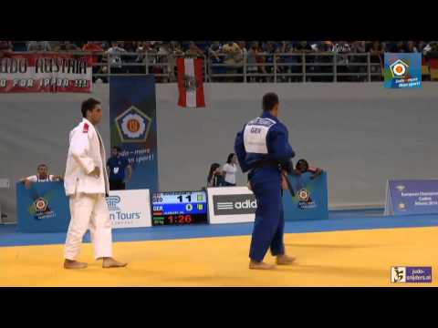 Judo 2014 European Championships Cadets: Gvelesiani (GEO) - Jusufi (GER) [-90kg]
