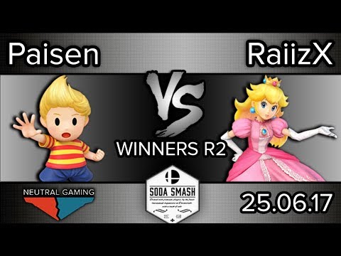 Soda Smash - Paisen (Lucas) vs RaiizX (Peach) - Winners R2