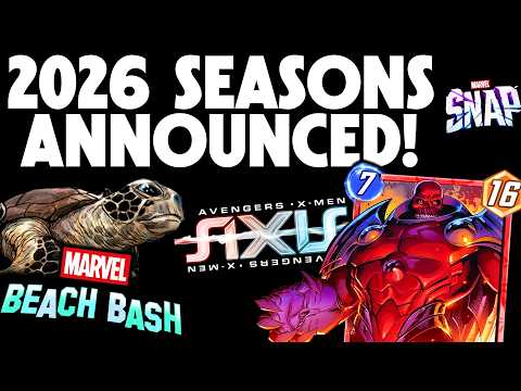 They just announced EVERY SEASON IN 2026 in Marvel Snap