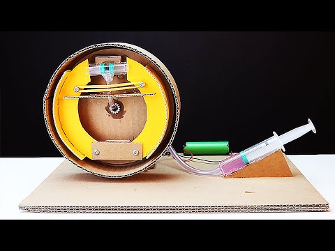 How to Make A Hydraulic Brake Project | Hydraulic Drum Braking System | introduction to Pascal's Law