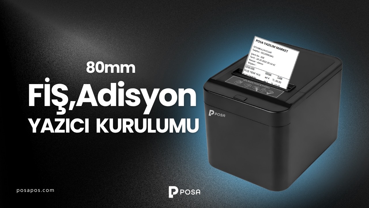 Q822 Zywell 80mm Fiş Yazıcı Kurulum Videosu (USB ÜZERİNDEN)