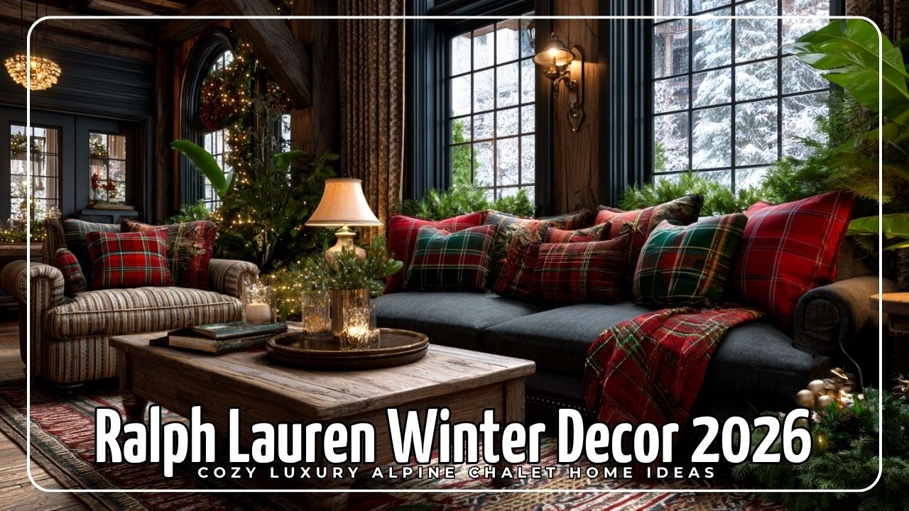 Winter Home Styling Ideas 2026 ❄️ | Elegant Alpine Chalet Interior Inspiration