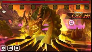 サマナーズウォー　風の異界ダンジョン　暴風の魔獣