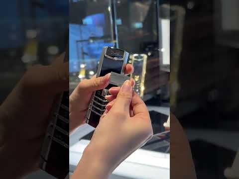 Vertu Signature V with bespoke crocodile leather exudes timeless luxury