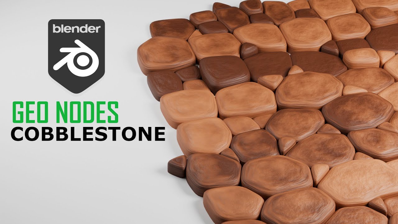 Make GeoNodes Cobble Stone | Beginner Tutorial