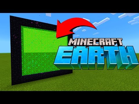 How To Make A Portal To The Minecraft Earth Dimension in Minecraft!