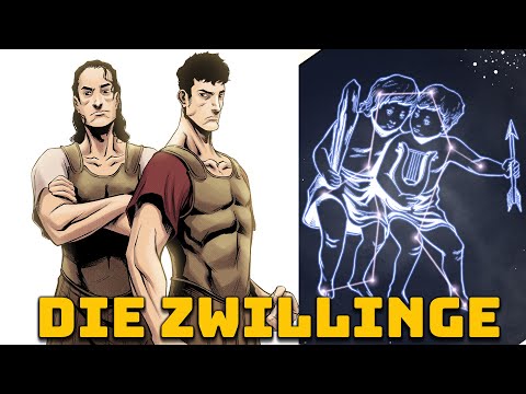 Castor und Pollux – Die Brüder, die das Zeichen Zwillinge Hervorbrachten