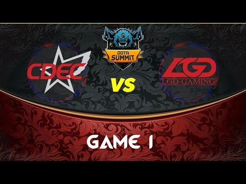 CDEC vs LGD (Game 1) | DOTA Summit 7 - Chinese Qualifier