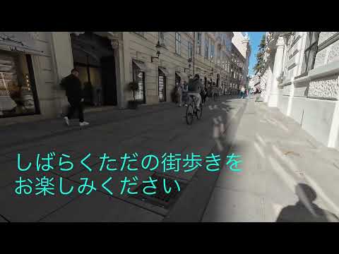 Cidade 4K andando em Viena, Áustria