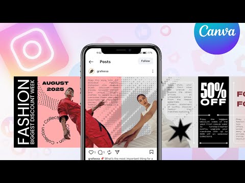 Creative Typography Poster Design in Canva Social Media Design Hack