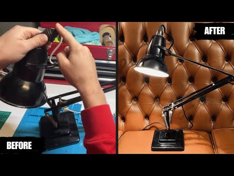 Full Restoration of a Classic 1930s Herbert Terry Anglepoise Lamp 1227