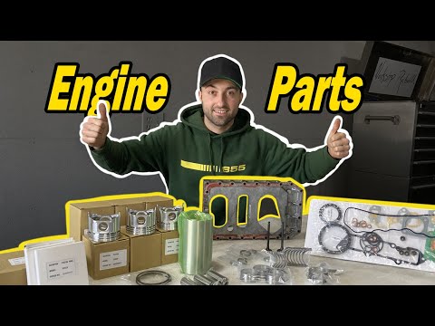 Yanmar 3TNV82A Diesel Engine Rebuild Kit Unboxing