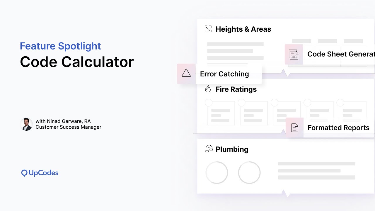 Code Calculator / UpCodes Feature Spotlight