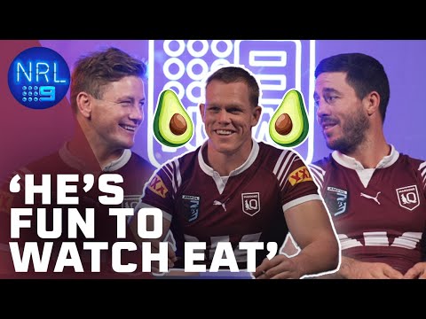 The Queensland Maroons unveil their performance enhancing feeds | NRL on Nine