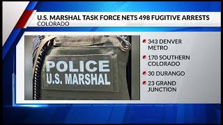 Colorado task force arrested almost 500 wanted fugitives in 2025