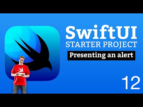 Presenting an alert - SwiftUI Starter Project 12/14 thumbnail