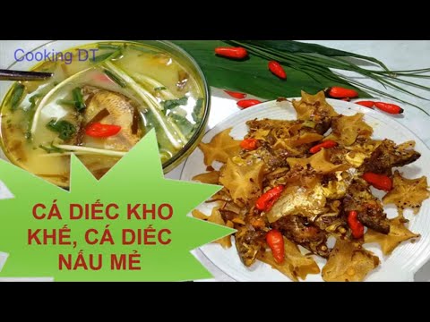 Hai món ngon từ CÁ DIẾC: CÁ DIẾC KHO KHẾ VÀ CÁ DIẾC NẤU MẺ đơn giản mà vô cùng ngon/By Cooking DT