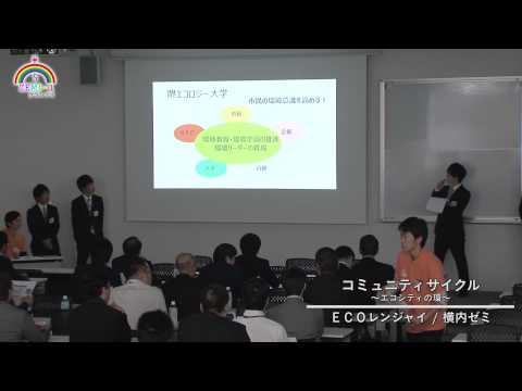 大阪経済大学ZEMI-1グランプリ2014　チーム：ECOレンジャイ「コミュニティサイクル～エコシティの環～」