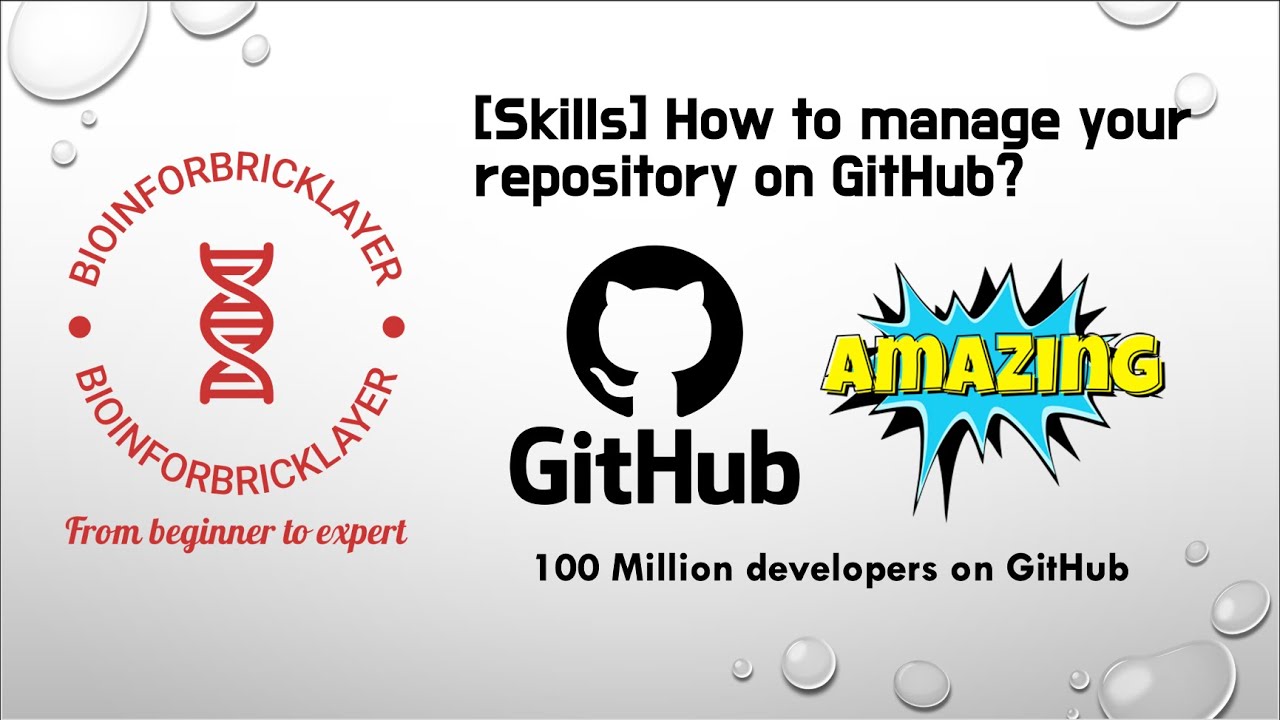 【Bioinformatics | Skills 03】How to manage and publish your GitHub repositories?