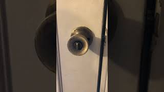 Show child how to unlock door when locked out
