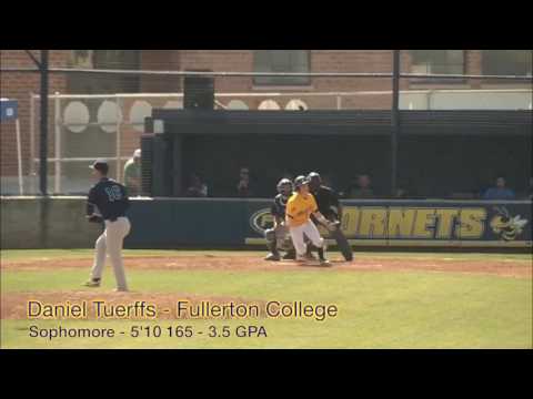 Daniel Tuerffs - Fullerton College Sophomore 2B - 2017 **Whittier College Commit**