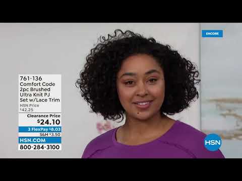 HSN | Comfort Code By Cuddl Duds Clearance 04.07.2022 - 04 AM